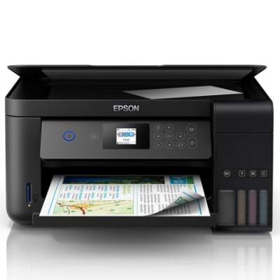 爱普生（EPSON）L4168墨仓式品质款 彩色无线多功能一体机（打印 复印 扫描 wifi 自动双面）